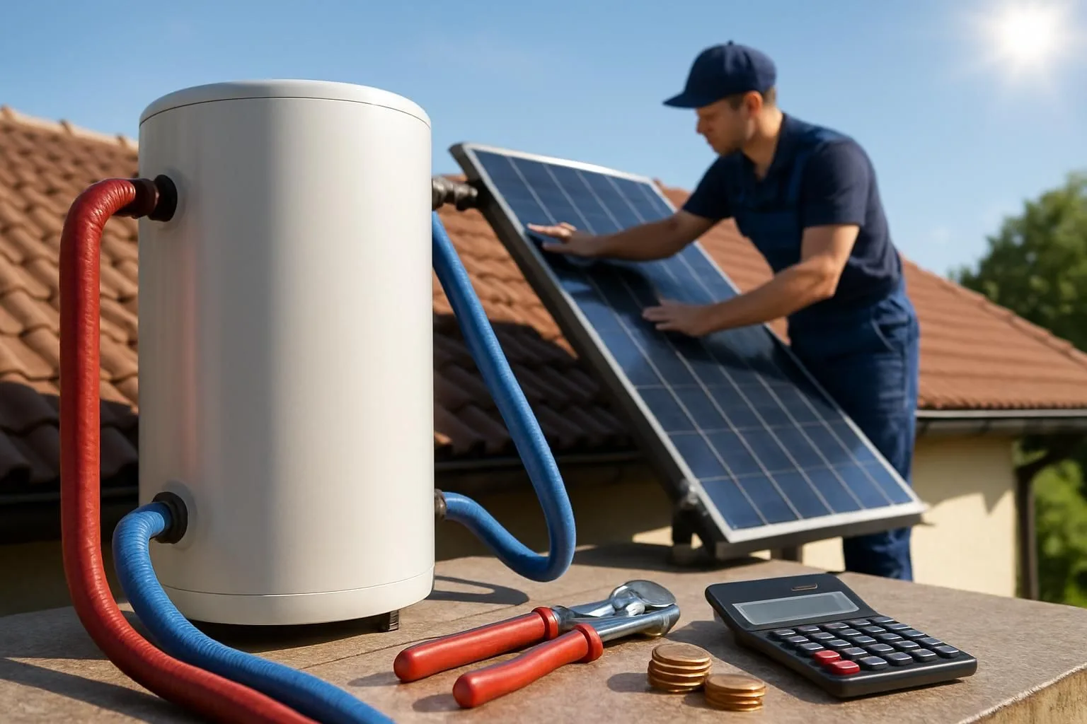 Chauffe-eau solaire : comment ça marche, installation, prix et entretien