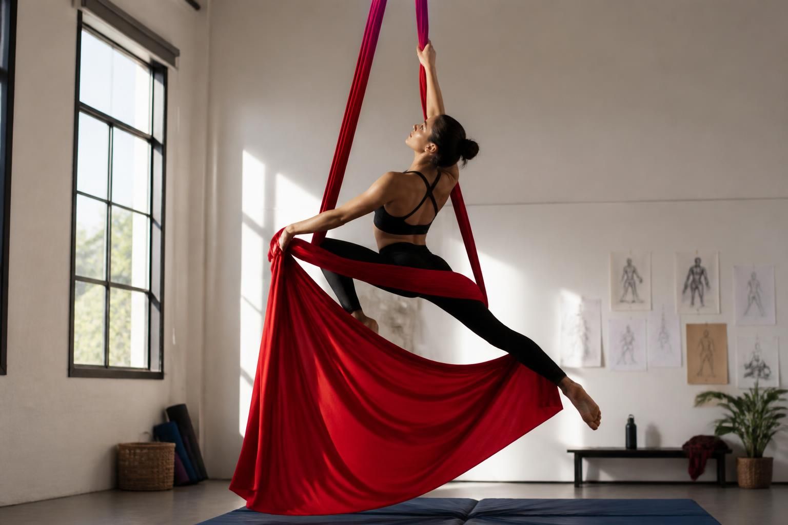 Comment devenir artiste de tissu aérien : guide complet pour maîtriser cette discipline