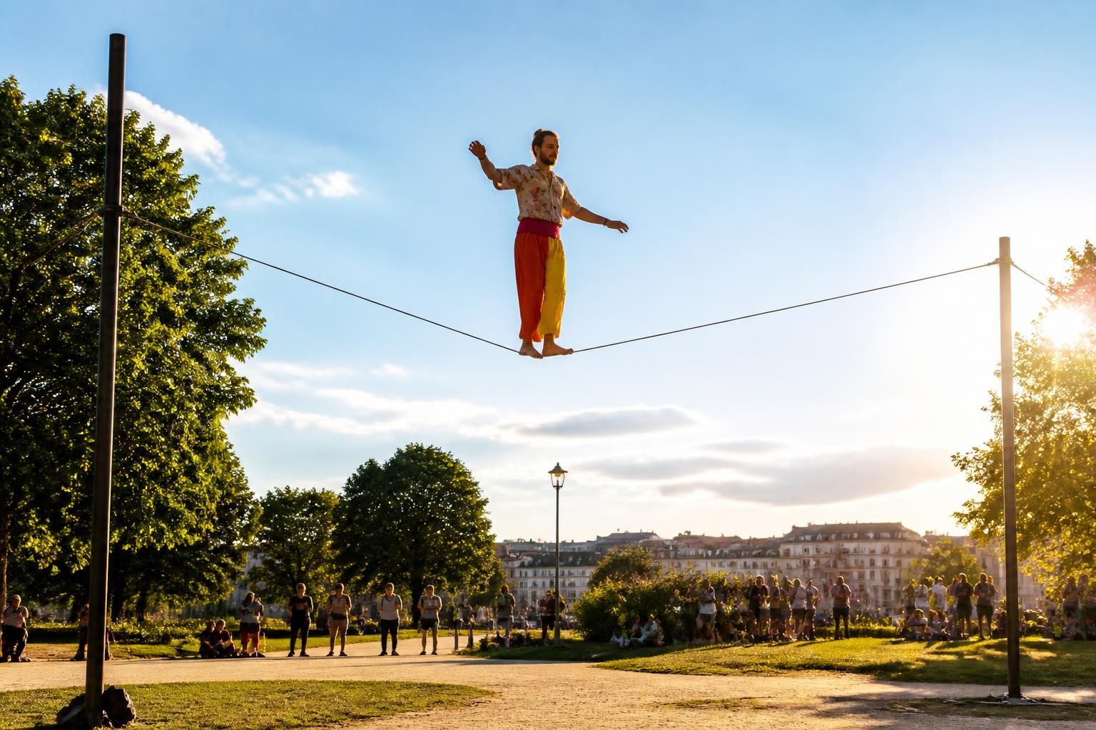 Comment devenir funambule et maîtriser l’art de la marche sur corde