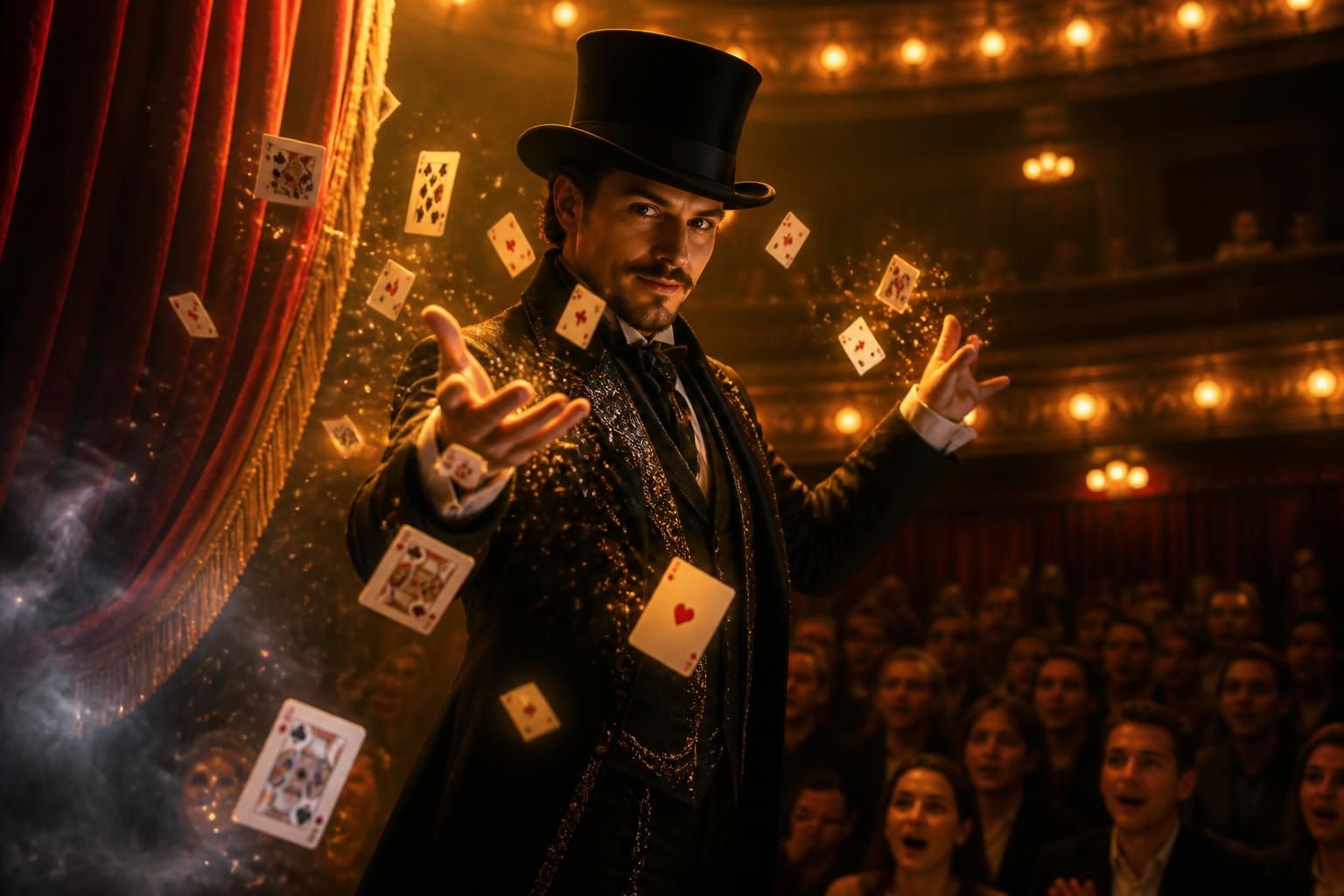 Comment devenir magicien de spectacle : guide complet pour réussir sur scène