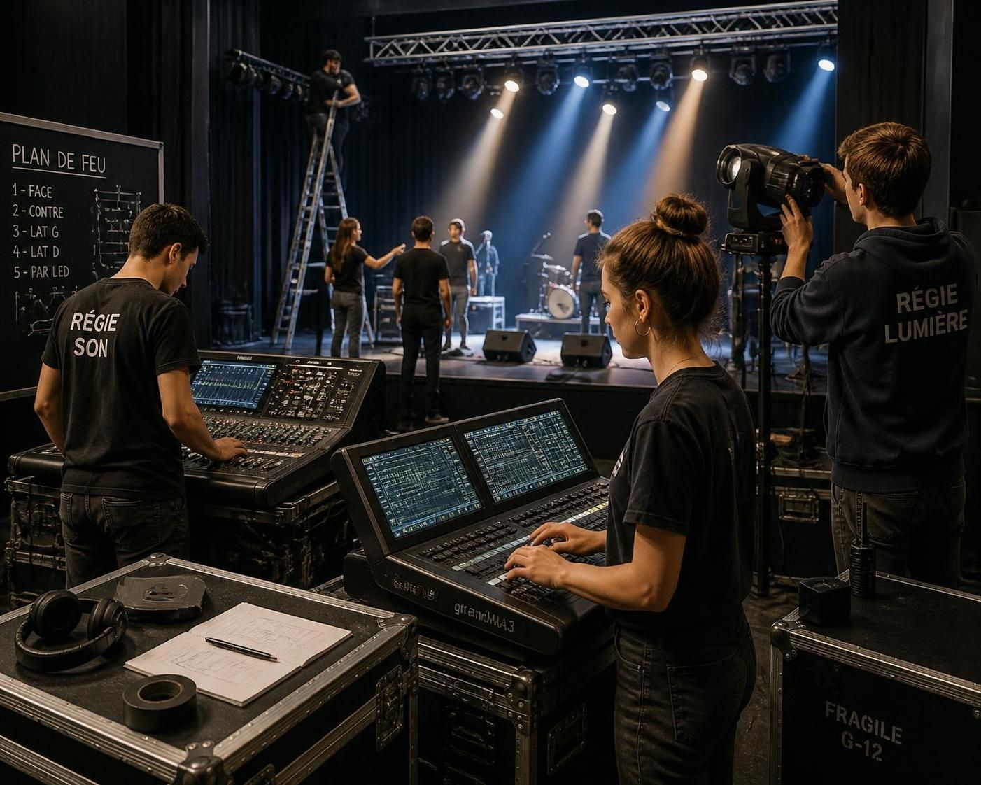découvrez le fonctionnement d'une régie de spectacle, ses rôles clés et son importance dans la gestion technique et artistique d'un événement.