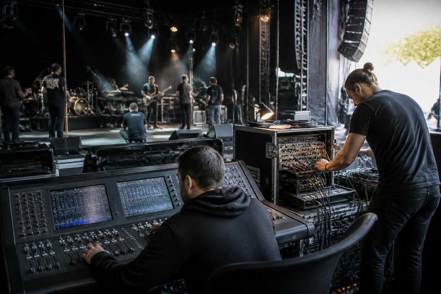 Comment s’organise la régie d’un concert ?