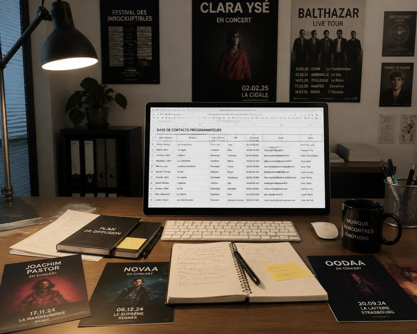 apprenez à créer une base de contacts programmateurs efficace sans utiliser de crm payant grâce à ce guide complet destiné aux débutants.