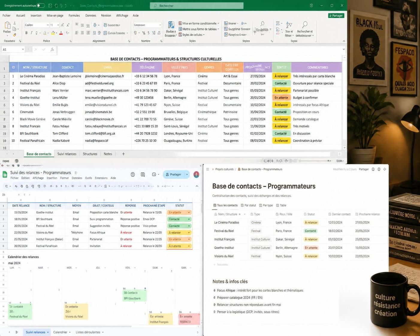 apprenez à créer une base de contacts programmateurs efficace sans utiliser de crm payant grâce à notre guide complet pour débutants. simplifiez votre gestion de contacts dès aujourd'hui !