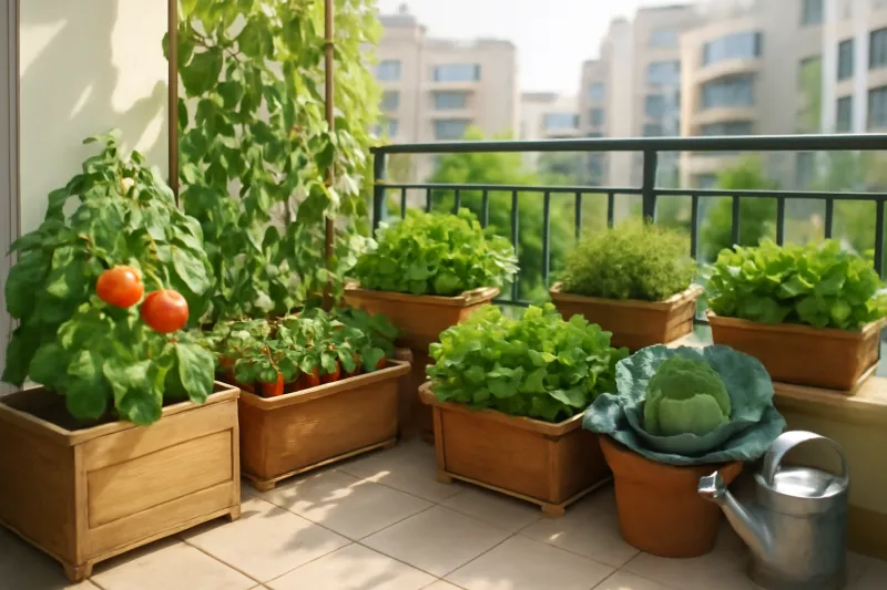 Comment créer un potager sur un petit balcon