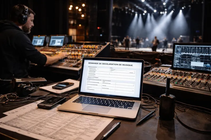 découvrez comment déclarer la musique utilisée lors d'un spectacle à la sacem, les démarches à suivre et les délais à respecter pour être en conformité.