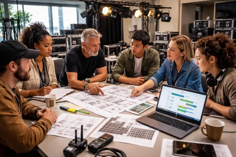 Comment élaborer une feuille de route efficace pour une régie générale de spectacle ?