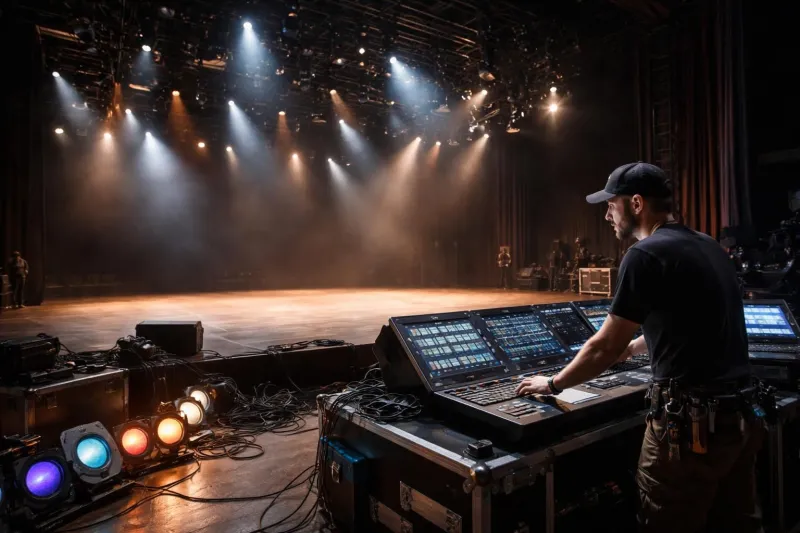 Comment préparer efficacement la lumière pour un spectacle de théâtre ?