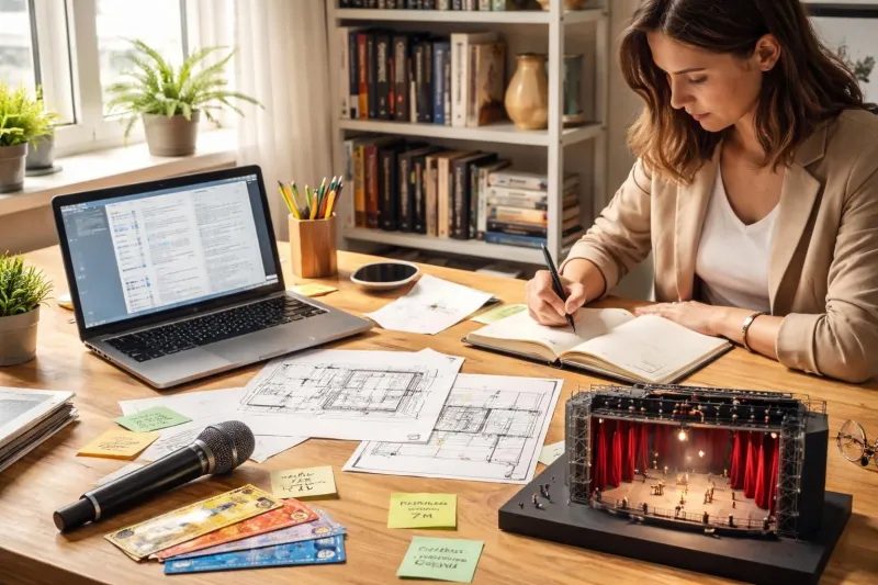 Comment rédiger une fiche technique pour un spectacle vivant efficace