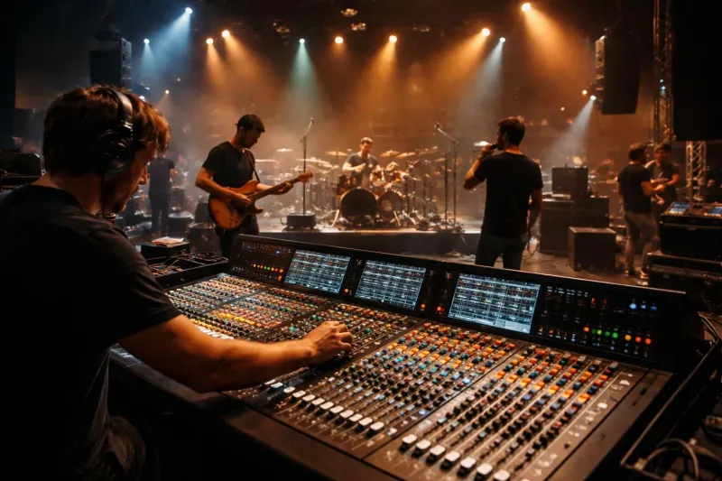 Comment se déroule la balance avant un concert ?