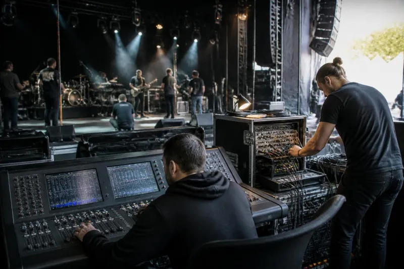 Comment s’organise la régie d’un concert ?