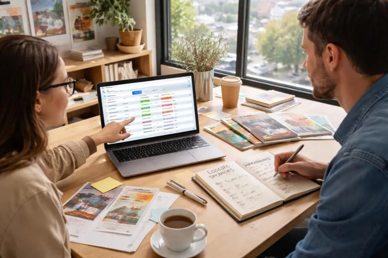 Comment trouver des sponsors locaux pour un projet culturel et gérer les contreparties avec airtable