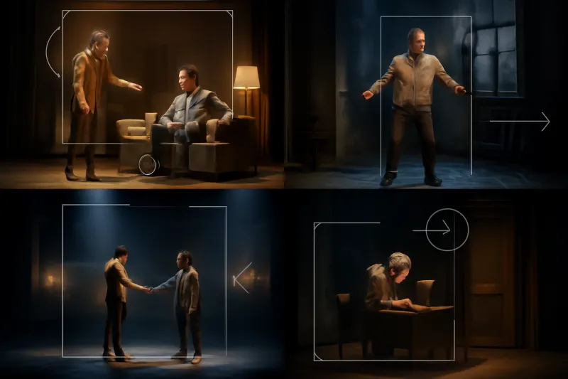 Créer un storyboard interactif pour un projet scénique