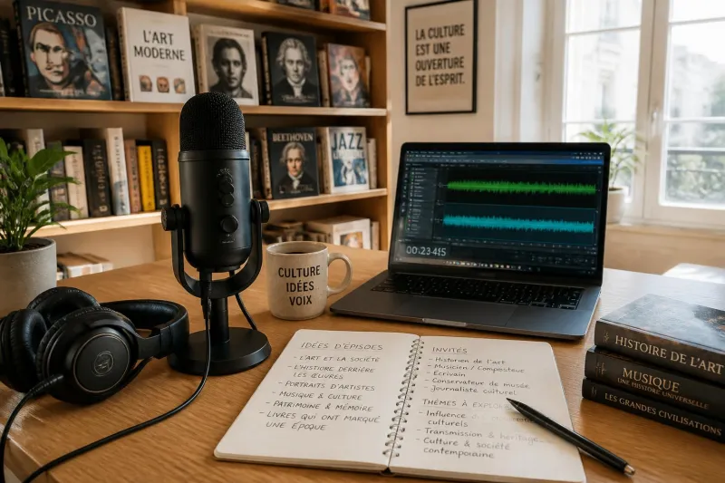 Lancer son podcast culturel : choisir les bons outils et optimiser sa diffusion