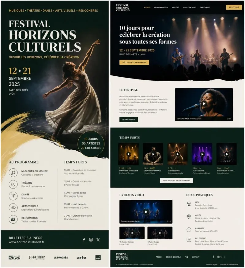 découvrez notre guide complet pour organiser une page événement culturel efficace, avec tous les éléments indispensables pour capter l'attention et convertir vos visiteurs en participants engagés.