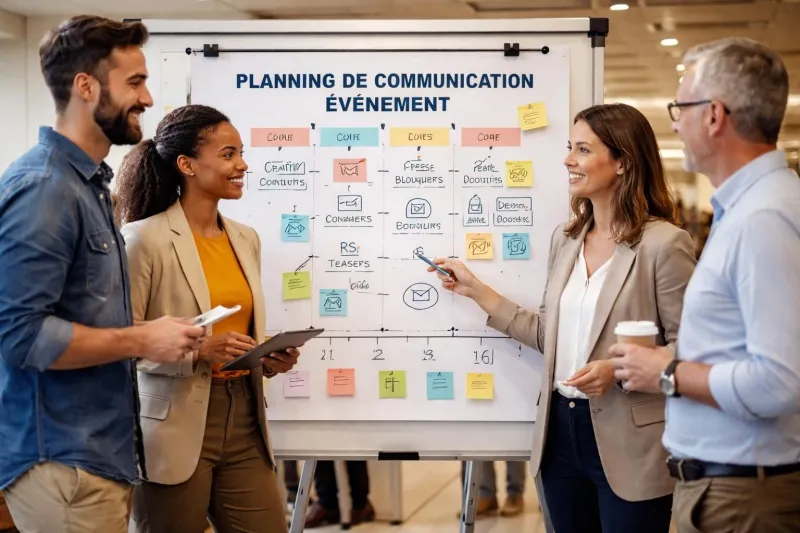 découvrez comment organiser efficacement votre plan de communication événementielle les 4 semaines précédant l'ouverture grâce à google sheets, pour un événement réussi et bien structuré.