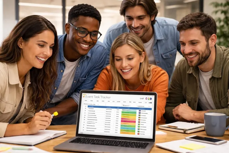 découvrez comment organiser efficacement votre plan de communication événementielle quatre semaines avant l'ouverture en utilisant google sheets pour une gestion simple et optimale.