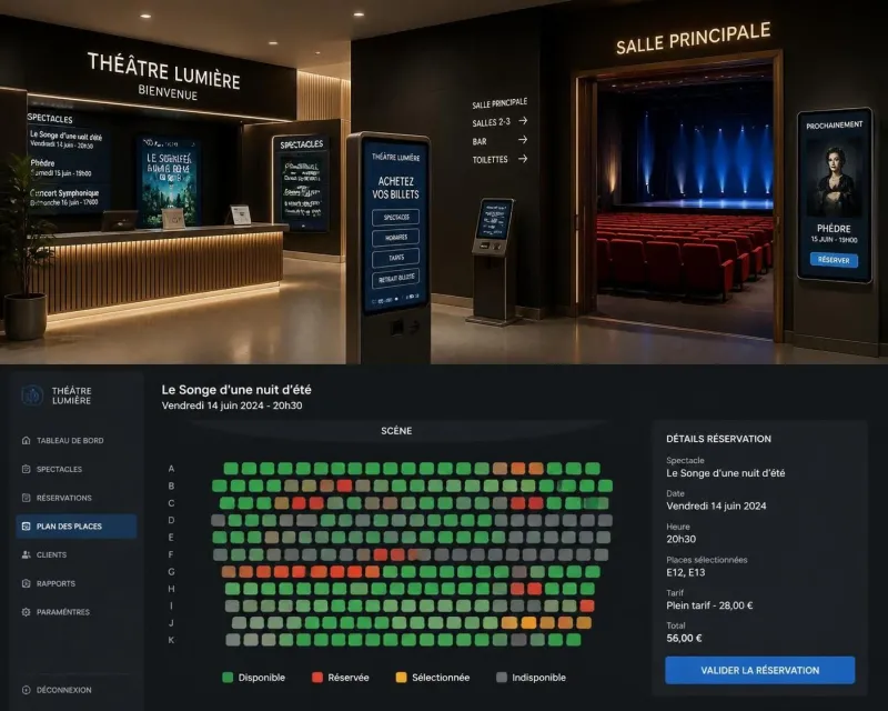 découvrez comment choisir le meilleur logiciel de billetterie pour votre théâtre afin d'optimiser la gestion des réservations, simplifier la vente des billets et améliorer l'expérience des spectateurs.
