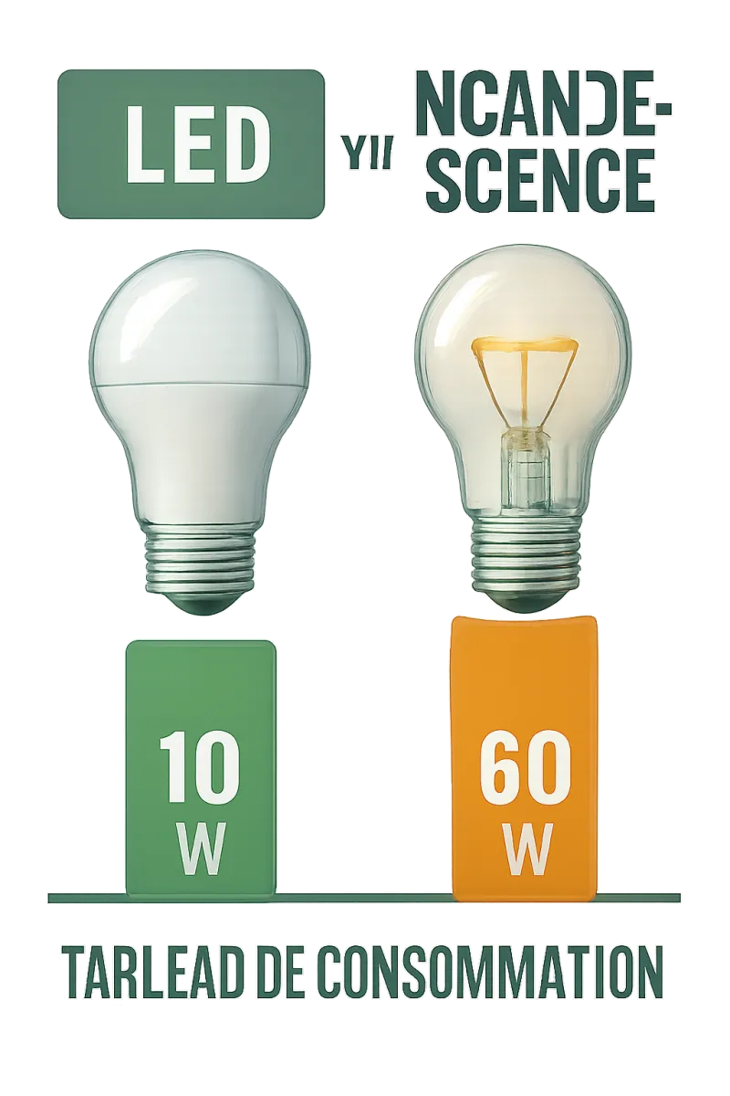 découvrez quelle ampoule led consomme le moins d'énergie pour optimiser votre éclairage tout en réduisant votre facture d'électricité.