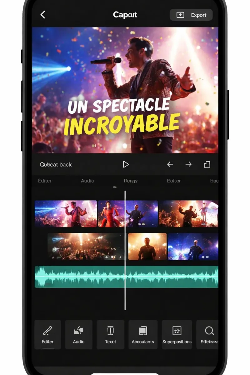 apprenez à créer une vidéo teaser percutante de votre spectacle directement avec votre smartphone et un montage rapide grâce à l'application capcut.