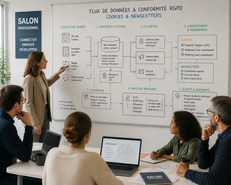 découvrez les obligations clés liées au rgpd et à l'utilisation des cookies en 2026 pour les sites web et newsletters événementielles afin d'assurer conformité et transparence.