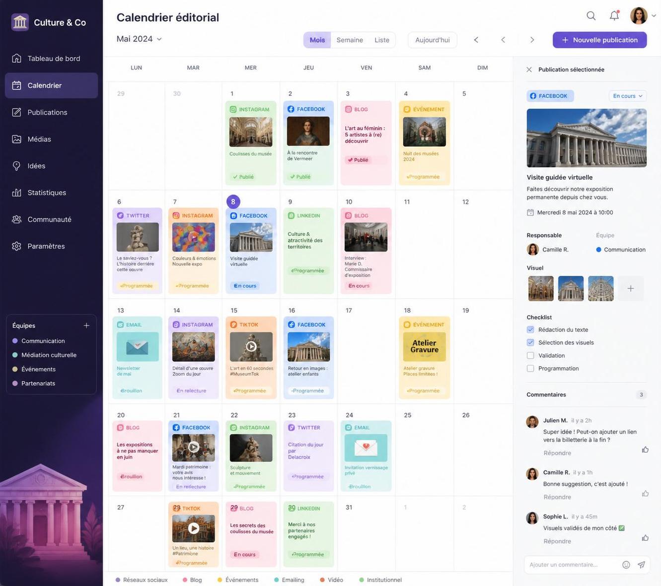 découvrez comment choisir entre clickup et monday.com pour optimiser la planification de vos communications en 2026, spécialement adaptée aux petites structures culturelles.