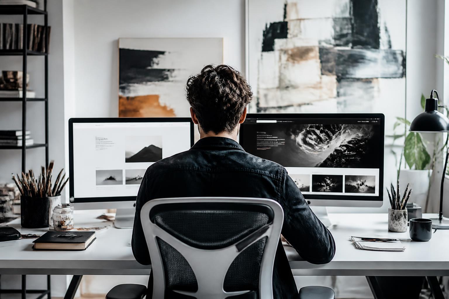 Passer du template canva basique à un site pro avec framer ou webflow pour son personal branding artiste