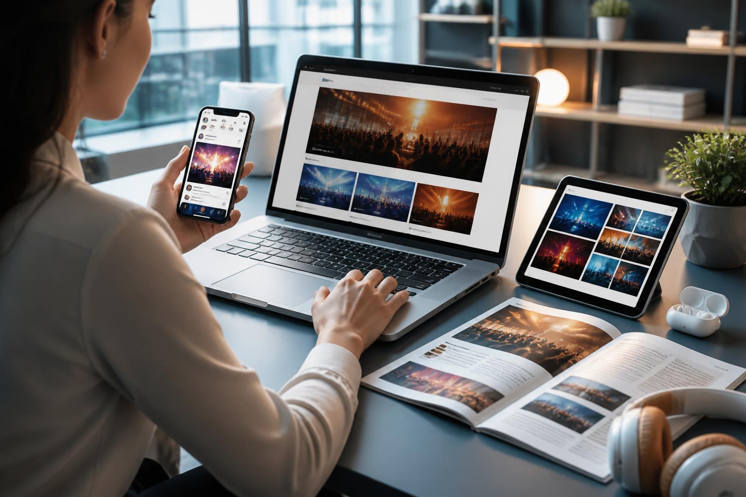Stratégie cross-médias : synchroniser presse, réseaux sociaux et site pour un même événement